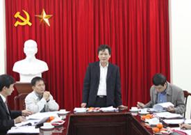 Cuộc họp góp ý Dự thảo Kế hoạch thực hiện chương trình vốn vay ADB về đào tạo, bồi dưỡng để nâng cao chất lượng đội ngũ cán bộ, công chức giai đoạn 2010 - 2013